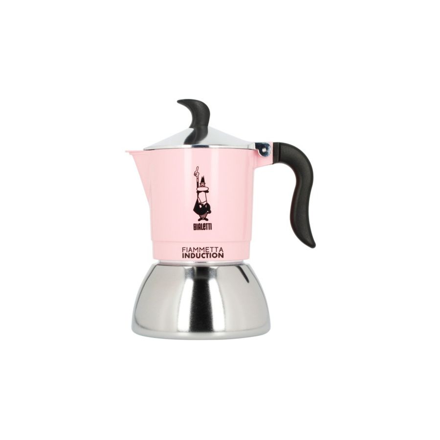 Bialetti Primavera Fiammetta Induction mokabryggare 4 koppar, rosa