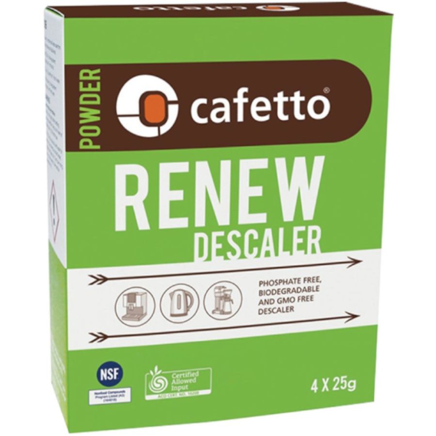 Cafetto Renew ekologiskt avkalkningsmedel 4 x 25 g
