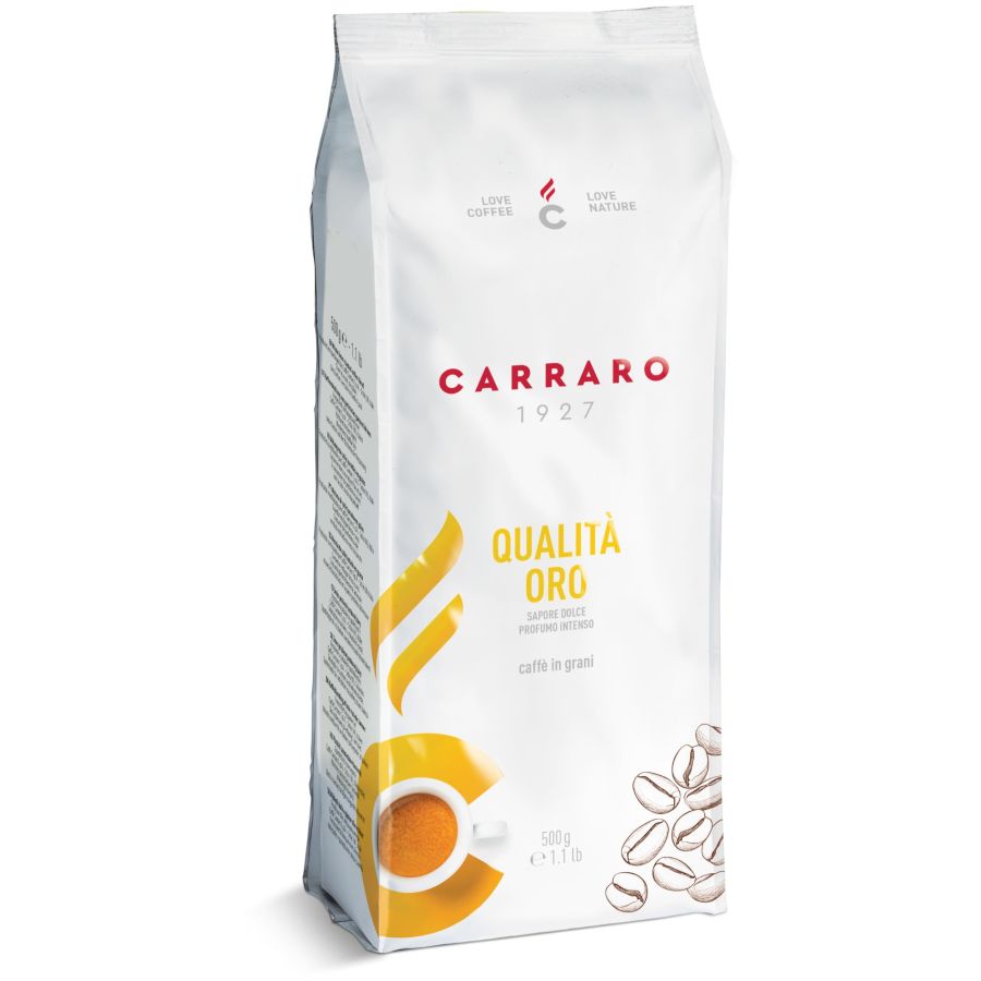 Carraro 1927 Qualità Oro 500 g kaffebönor