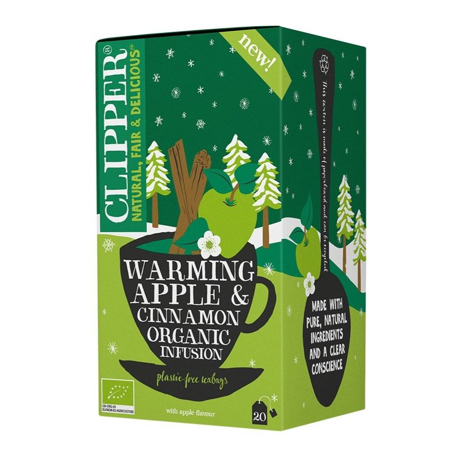 Clipper Organic Warming Apple & Cinnamon Infusion 20 tepåsar