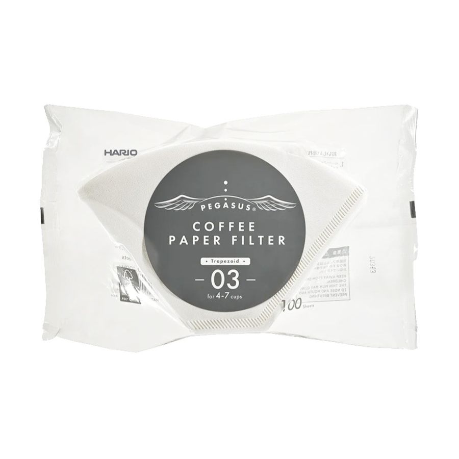 Hario Pegasus kaffefilter storlek 03, 100 st.