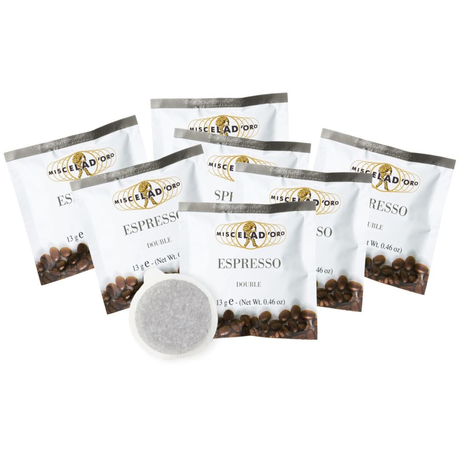 Miscela d'Oro Espresso Double ESE Coffee Pod 13 g, 100 pcs