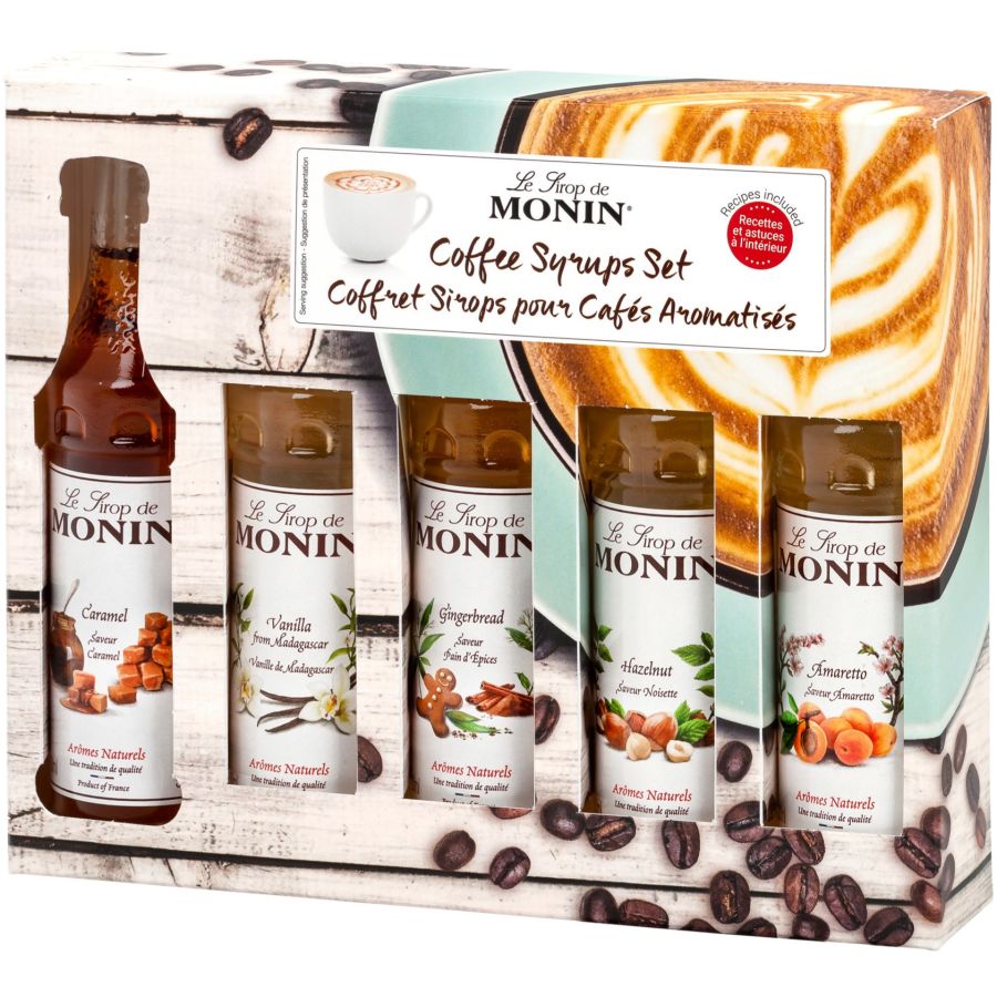 Monin Coffee Set 5 x 50 ml Syrups
