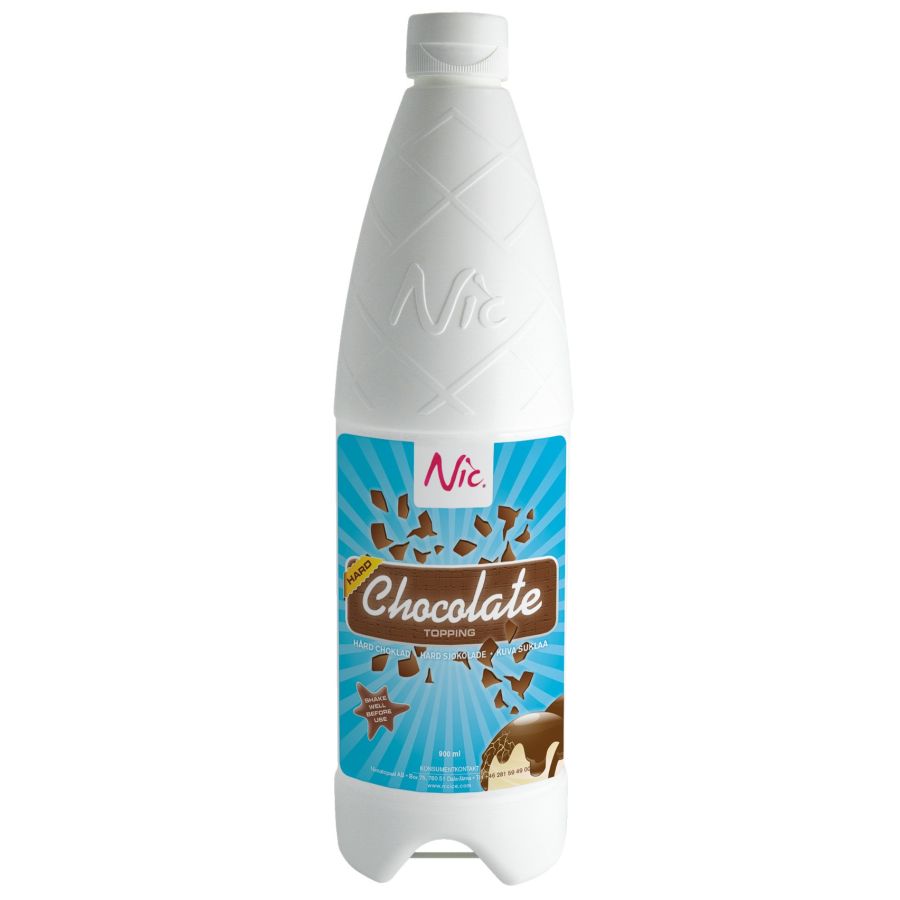 Nic stelnande chokladsås topping 900 ml