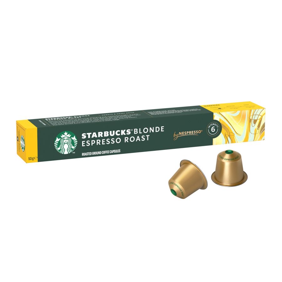 Starbucks Blonde Espresso Roast Nespresso-kompatibla kaffekapslar 10 st.