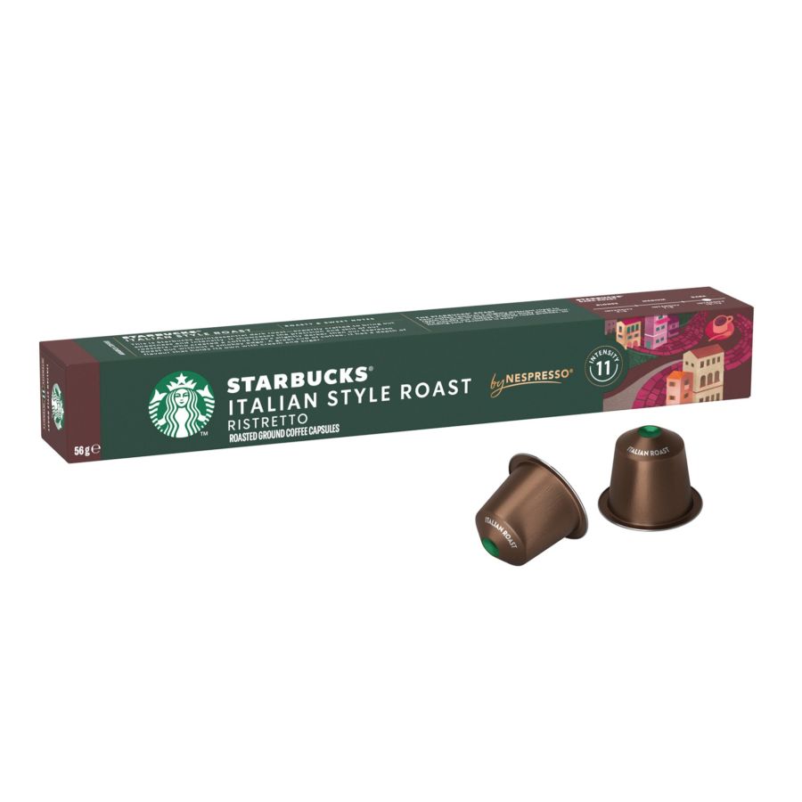 Starbucks Italian Style Roast Nespresso-kompatibla kaffekapslar 10 st.