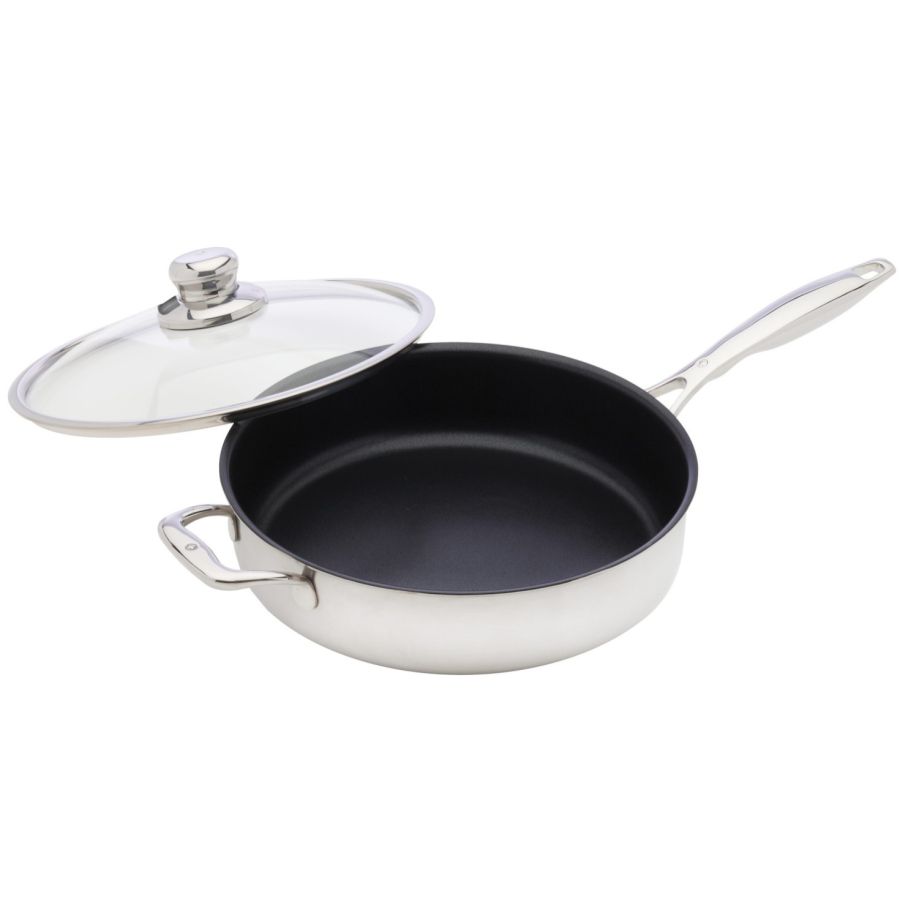 Swiss Diamond Nonstick Clad Induction traktörpanna med lock 28 cm