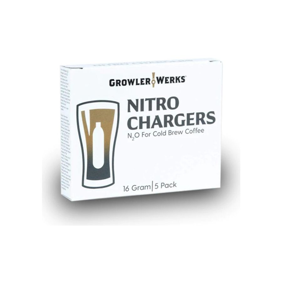 GrowlerWerks uKeg N2O Chargers 16 g - 5 pack