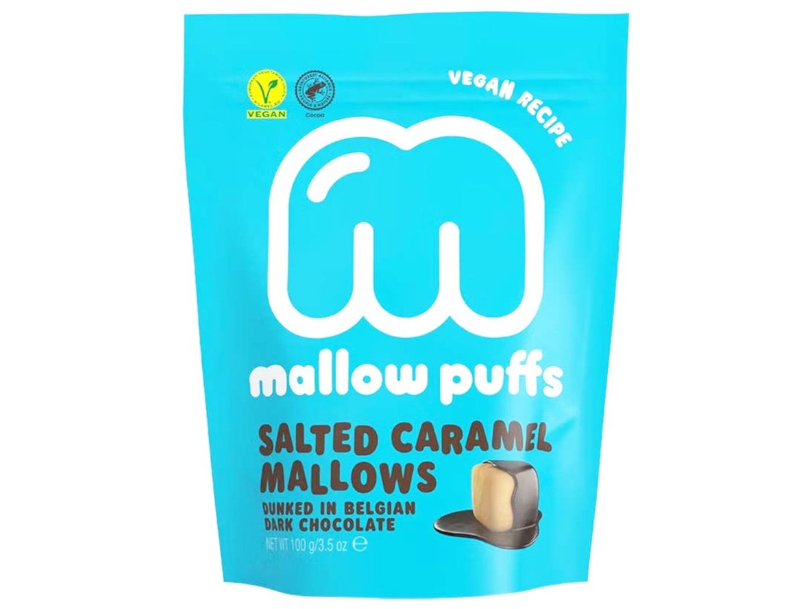 Bar Mallow Puffs saltkaramell & mrk choklad 100 g