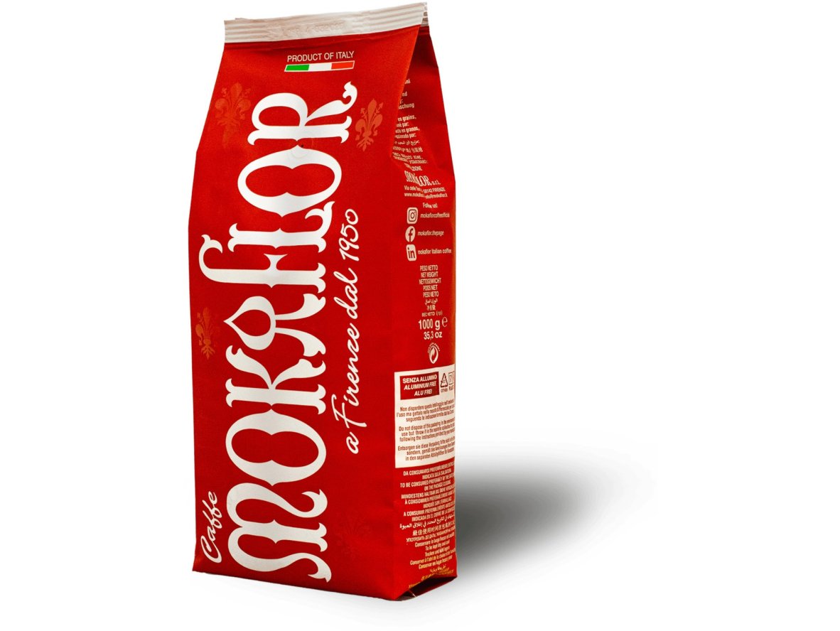 Mokaflor Rossa 1 kg kaffebnor