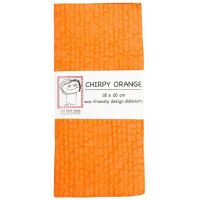 Ann Bäck Eco-Friendly Dishcloth, Chirpy Orange