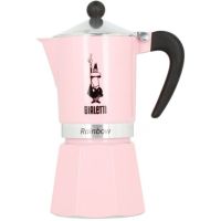 Bialetti Primavera Rainbow mokabryggare 6 koppar, rosa