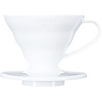 Hario V60 Dripper storlek 01 filterhållare, vit plast