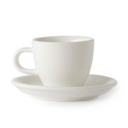 Acme Demitasse Espresso kopp 70 ml + fat 11 cm, Milk White