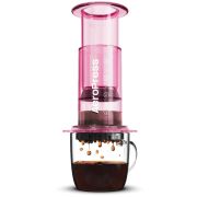 AeroPress Clear Coffee Maker, Pink