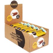 Barú Crunchy Hazelnut mjölkchoklad-marshmallow bar 30 g - 18 st. i låda