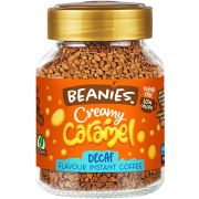 Beanies Decaf Creamy Caramel koffeinfritt smaksatt snabbkaffe 50 g