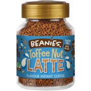 Beanies Toffee Nut Latte Flavoured Instant Coffee 50 g