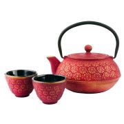 Bredemeijer Shanghai Tea Pot 0.6 l + 2 Tea Cups In Gift Box