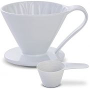 CAFEC Arita Ware Flower Dripper 4 koppar, vit