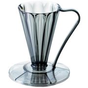 CAFEC Flower Dripper Deep 27, Clear Black