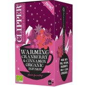 Clipper Organic Warming Cranberry & Cinnamon Infusion 20 tepåsar