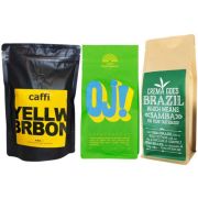 Mikrorosteri Brasilien-kaffe mixpaket 3 x 250 g kaffebönor