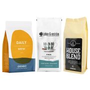 Crema House Blend + Gringo Nordic Daily Brew  + Johan & Nyström Fika 3 x 500 g kaffebönor