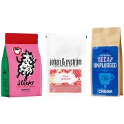 Mikrorosterier - koffeinfria kaffen 3 x 250 g kaffebönor